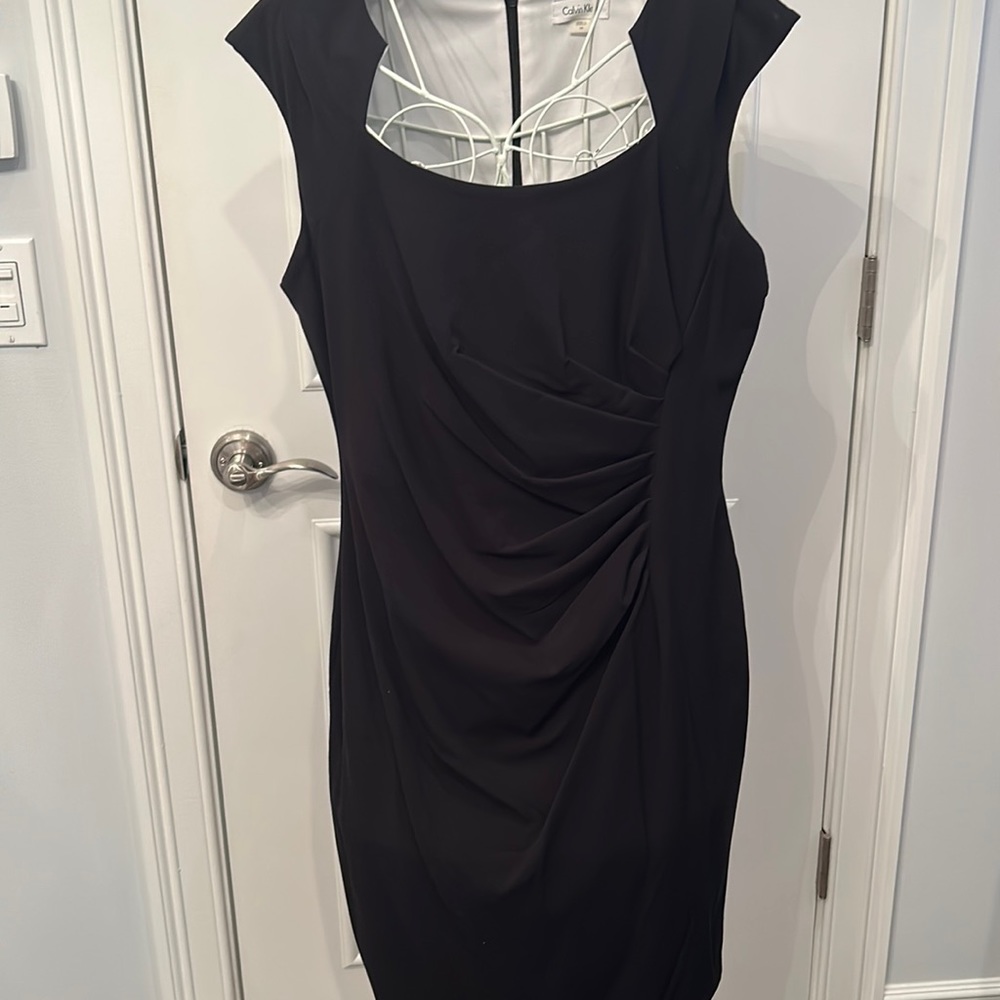 Women’s new with tags  black Calvin Klein dress size 14